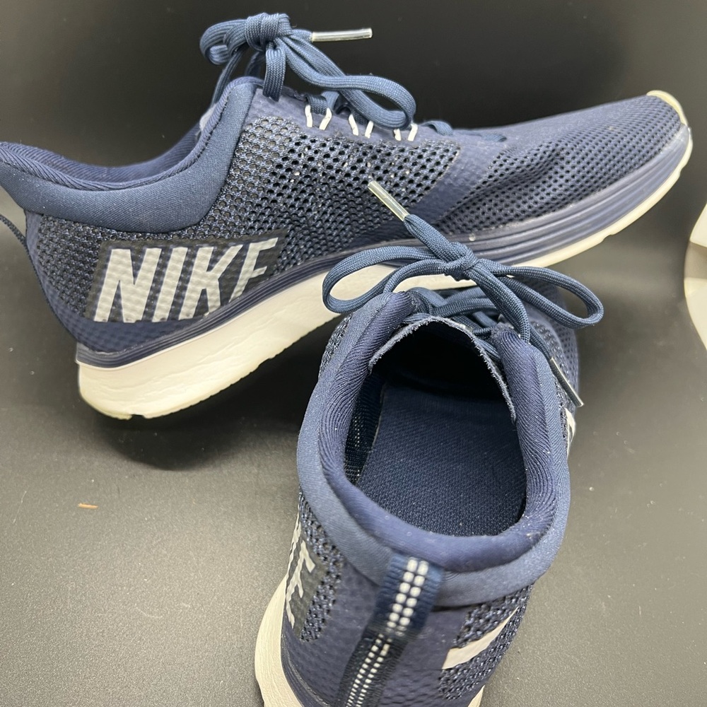 Nike Navy Mesh Running Sneakers